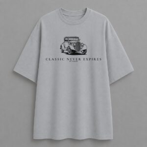 Classic – Oversized Tee - Silver Frost