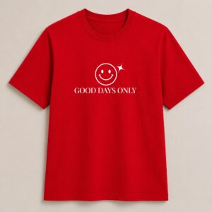 Good Days Only - Regular Fit Tee - Red