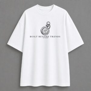 Built Beyond Trends – Oversized Tee - White