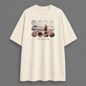 Unwind - Oversized Tee - Off White