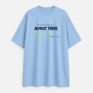 Thursday - Oversized Tee - Baby Blue