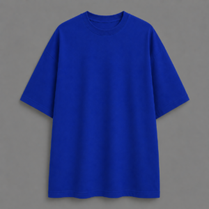 Plain Oversized Tee - Royal Blue