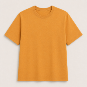Plain Regular Tee – Women's – Mustard Yellow