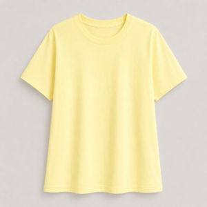 Plain Regular Tee – Women's – Butter Yellow