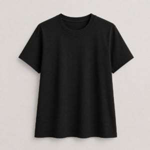 Plain Regular Tee – Women's – Black