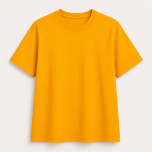 Plain Regular Tee – Women's – Golden Yellow