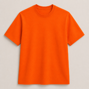 Plain Regular Tee – Women's – Orange