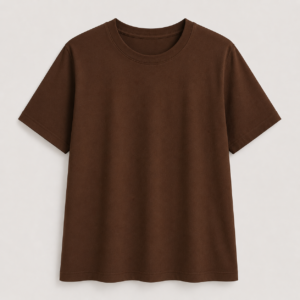 Plain Regular Tee – Women's – Coffee Brown