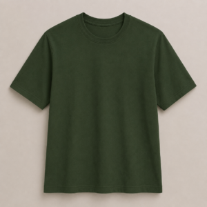 Plain Regular Tee – Women's – Olive Green