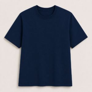 Plain Regular Tee – Women's – Navy Blue