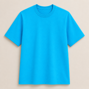 Plain Regular Tee – Women's – Sky Blue