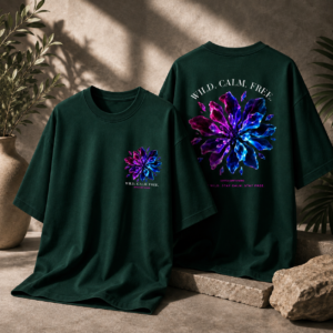 Wild. Calm. Free. — Oversized Tee